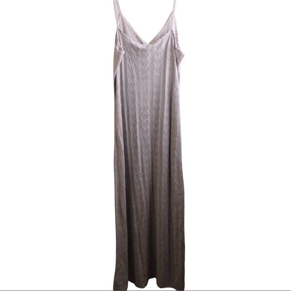 LoveShackFancy Lila Pointelle Slip Dress Petticoat Gray S - Picture 5 of 9